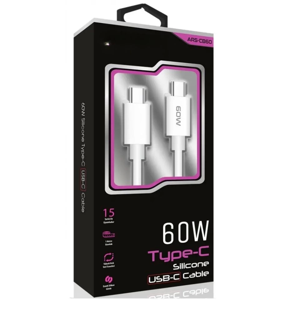 60w Usb-c Type-c Silikon Şarj Kablosu Hızlı Şarj, Dayanıklı Ve Esnek Tasarım, Tüm Usb-c Cihazlarla Uyumlu ( Lisinya ) 60w Usb-c Type-c Silikon Şarj Kablosu Hızlı Şarj, Dayanıklı Ve Esnek Tasarım, Tüm Usb-c Cihazlarla Uyumlu ( Lisinya )