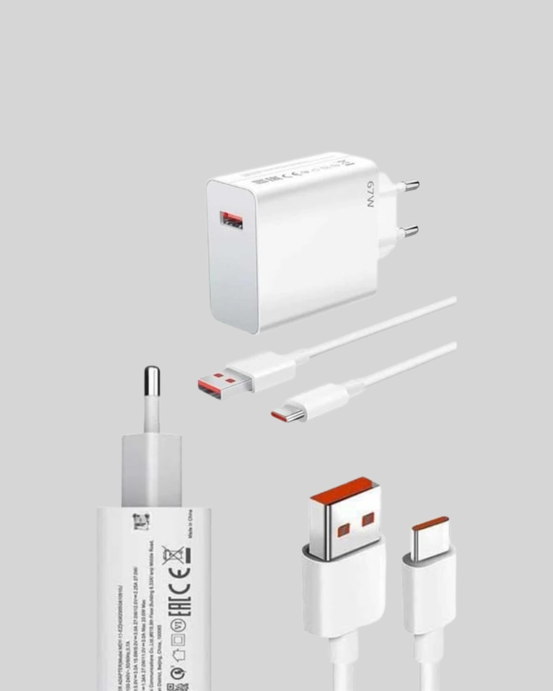 67 Watt Hızlı Şarj Aleti Poco F2 F3 F4 Uyumlu ( Lisinya )