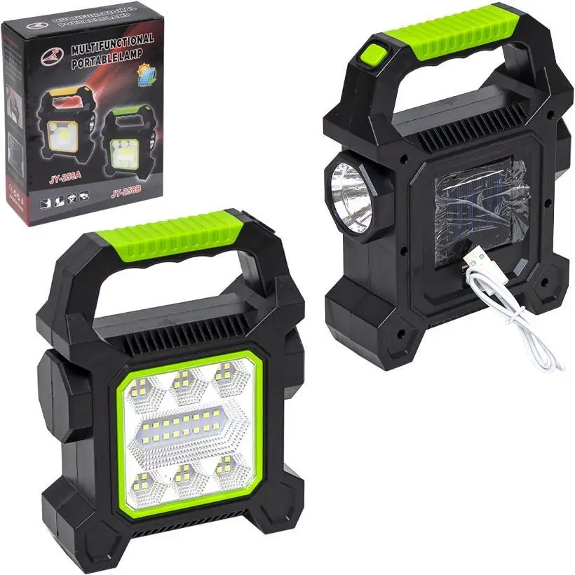 Jy-258c 3 Kademeli Şarjlı Çok Fonksiyonlu Solar Panelli Işıldak ( Lisinya ) Jy-258c 3 Kademeli Şarjlı Çok Fonksiyonlu Solar Panelli Işıldak ( Lisinya )