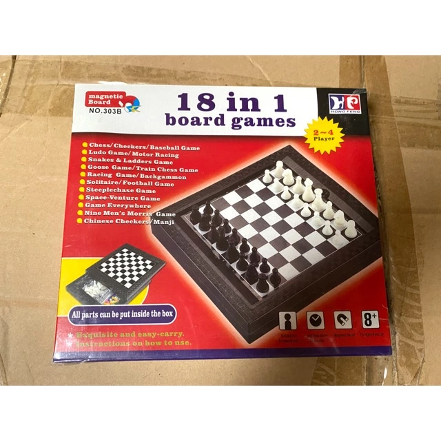 18'i 1 Arada Manyetik Satranç Tahtası Oyunları Klasik Aile Eğitici Strateji Satranç Oyunu ( Lisinya ) 18'i 1 Arada Manyetik Satranç Tahtası Oyunları Klasik Aile Eğitici Strateji Satranç Oyunu ( Lisinya )