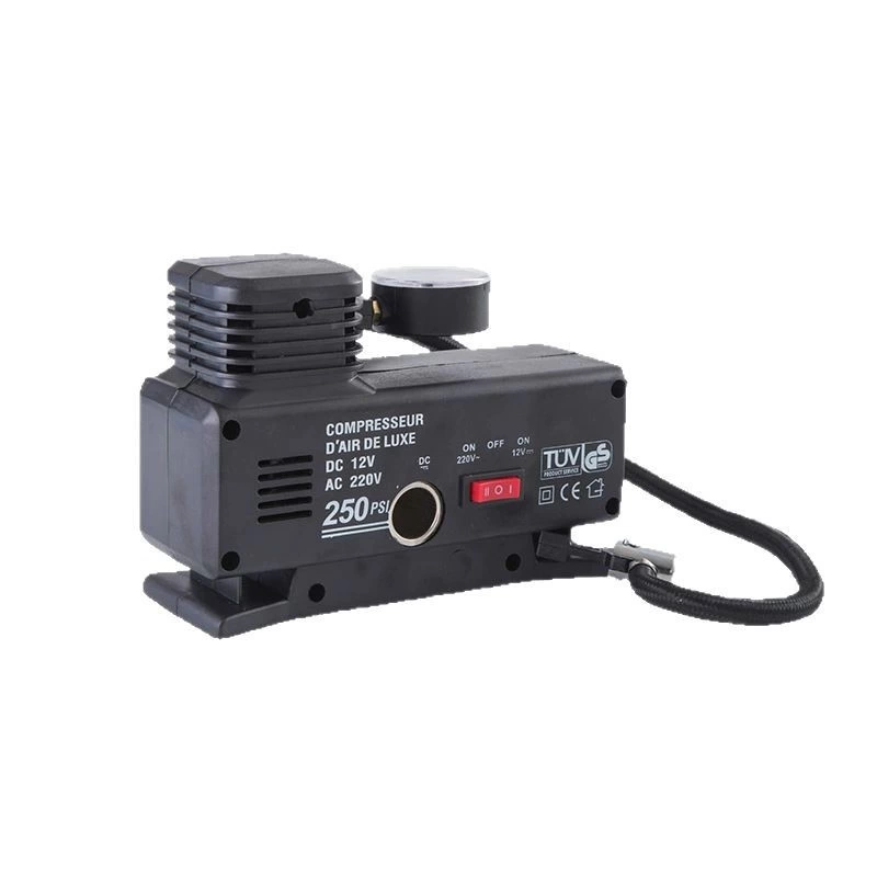 220v Ile 12v Oto Elektriği Çalışan Hava Lastik Şişirme Kompresörü 250 Psı Çok Amaçlı Yol Yardımı ( Lisinya )