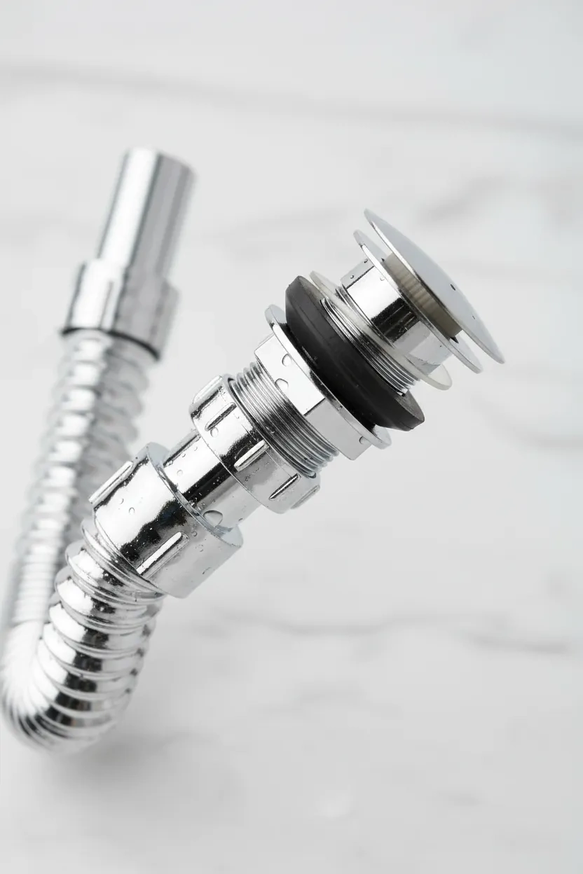 Krom Basmalı Sifon -Körüklü Sifon Bas Stoplu Lavabo Mutfak Sifonu-Paslanmaz ( Lisinya ) Krom Basmalı Sifon -Körüklü Sifon Bas Stoplu Lavabo Mutfak Sifonu-Paslanmaz ( Lisinya )