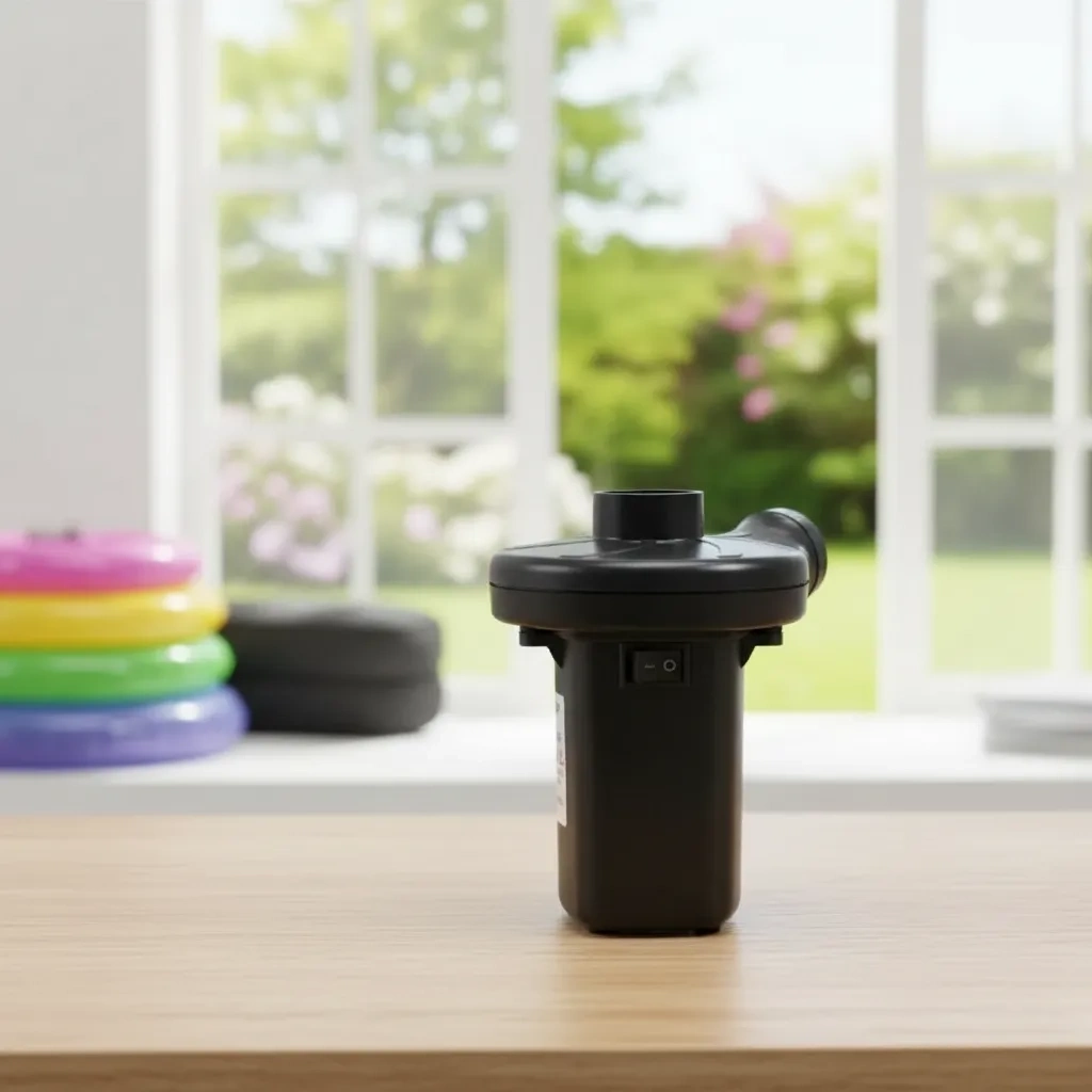 Taşınabilir Elektrikli Hava Kompresörü - Şişme Yatak ve Lastik Şişirme Pompası, Vakumlu Poşet Aparatlı ( Lisinya )