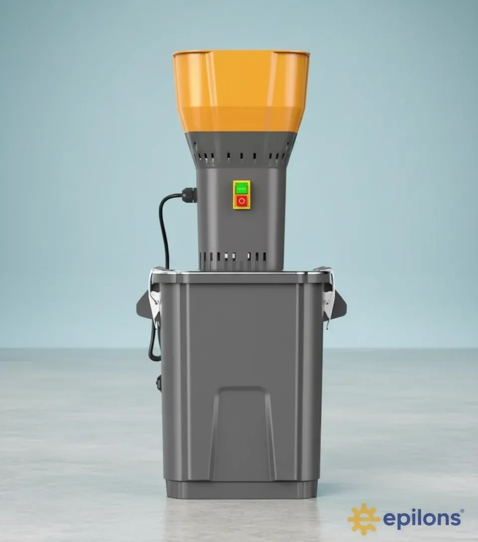 Lisinya 55L 1300 w Profesyonel Tahıl Yem Öğütücü – 9 Paslanmaz Elek Hediyeli ( Lisinya )