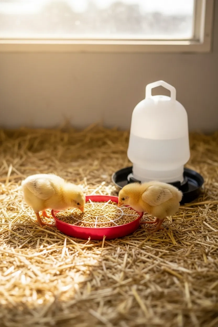 Civciv Suluk 0,75 ML Kaliteli Plastik + Tabak Yemlik ( Lisinya )