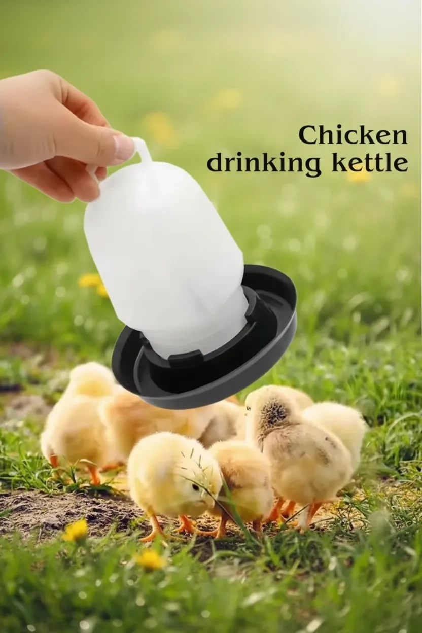 Civciv Suluk 0,75 ML Kaliteli Plastik + Tabak Yemlik ( Lisinya )