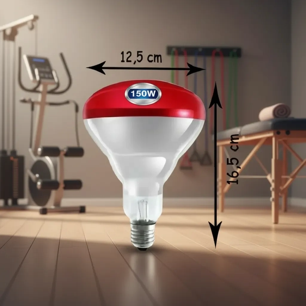 150w Kızılötesi (infrared) Isıtıcılı Fizik Tedavi Lambası (Kırmızı Işık) E27 (Kalın Duy) ( Lisinya ) 150w Kızılötesi (infrared) Isıtıcılı Fizik Tedavi Lambası (Kırmızı Işık) E27 (Kalın Duy) ( Lisinya )