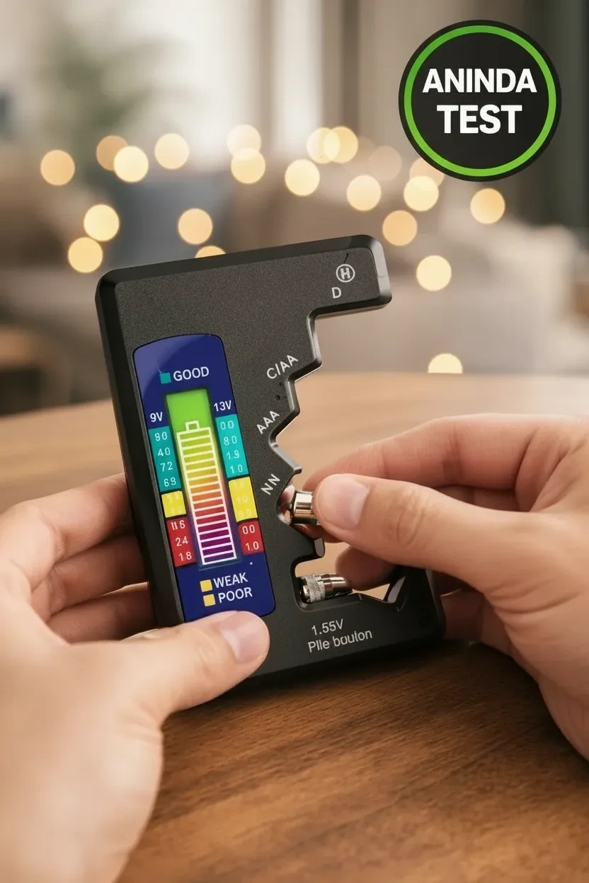 Evrensel Mini Pil Test Cihazı – Pil Doluluk Seviyesi Ölçer ve Pil Durum Kontrol Aparatı ( Lisinya ) Evrensel Mini Pil Test Cihazı – Pil Doluluk Seviyesi Ölçer ve Pil Durum Kontrol Aparatı ( Lisinya )
