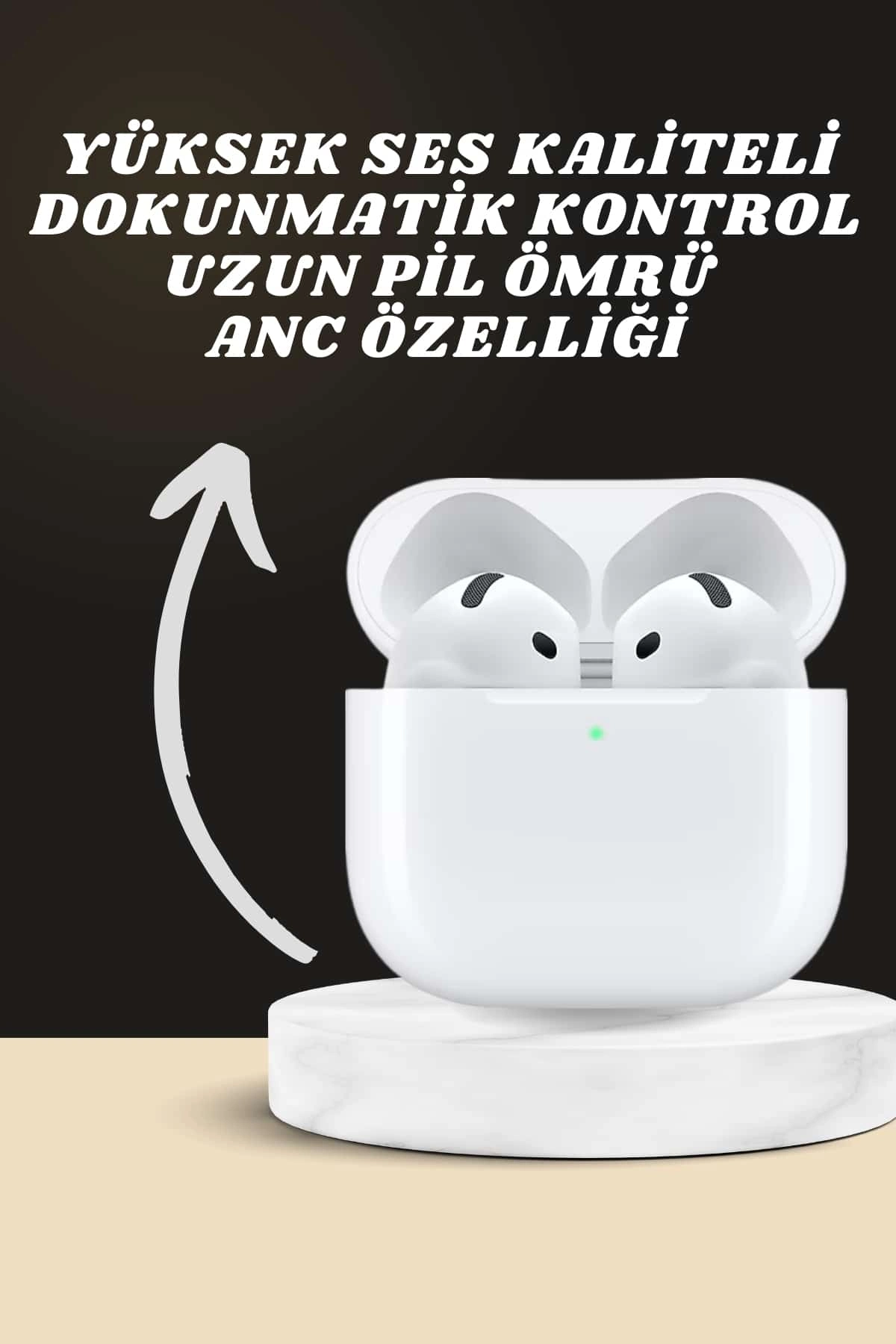 7 Kordonlu Akıllı Saat Ve Yeni Nesil Kulaklık Dokunmatik Ekran Android Ve İos Uyumlu ( Lisinya )