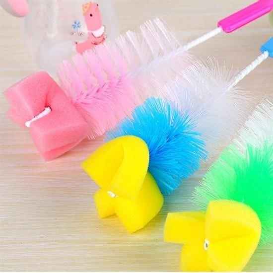 7 Parça Biberon Uzun Kavanoz Termos Suluk Sürahi Yağ Şişe İçi Temizleme Fırçası Aparatı Seti ( Lisinya )