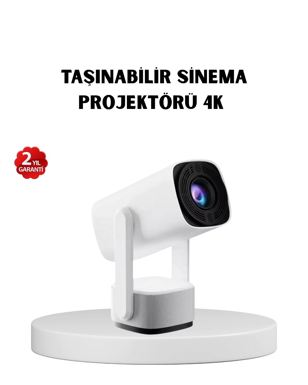 720p Hd Projeksiyon Cihazı – Uzun Ömürlü Ampul, Canlı Renkler Ve Evde Sinema Keyfi ( Lisinya )