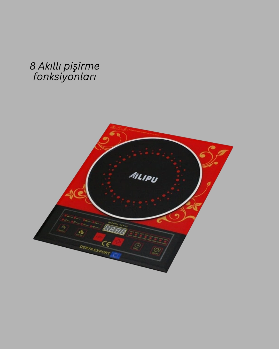 8 Akıllı Pişirme Menülü Led Ekranlı İndüksiyon Ocak ( Lisinya )