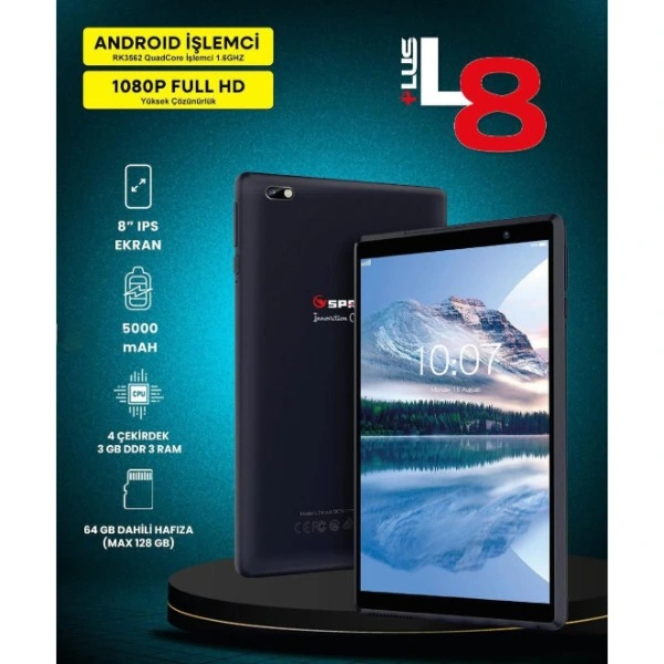 8 inç Ips Ekran 4 Çekirdek 3gb/64gb Tablet Pc ( Lisinya ) 8 inç Ips Ekran 4 Çekirdek 3gb/64gb Tablet Pc ( Lisinya )