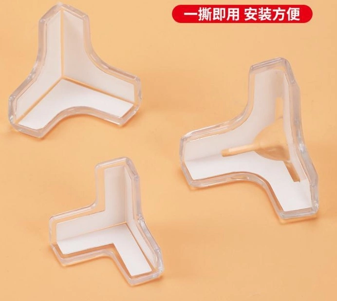 8'li Set Silikon Şeffaf Masa Kenarı Koruma Atı ( Lisinya )