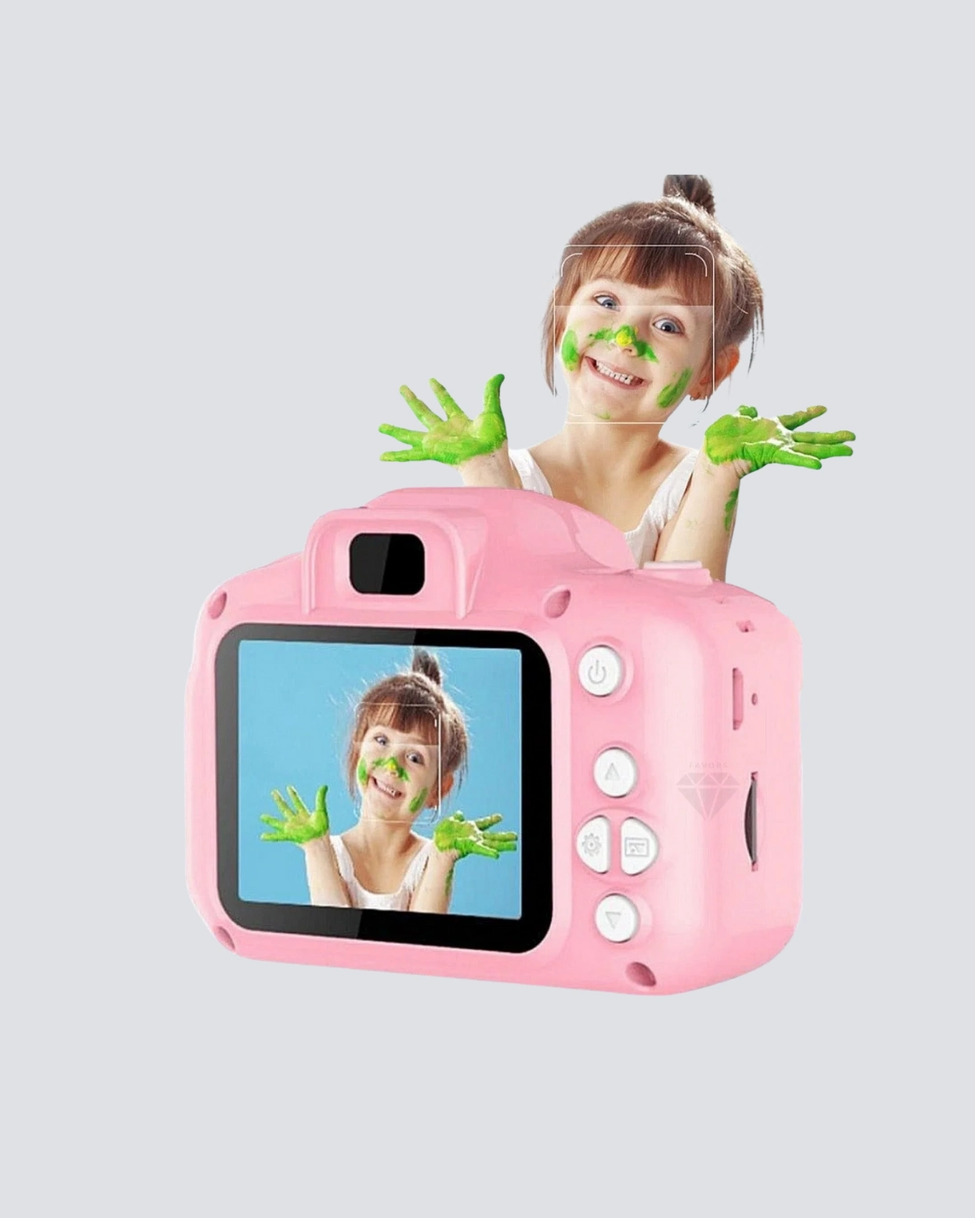 8 Megapiksel Mini Çocuk Kamerası Hd Ekranlı Darbeye Dayanıklı Ve Şarjlı ( Lisinya )