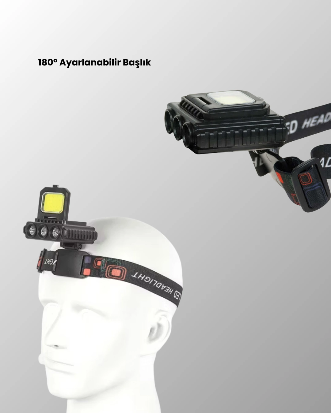 800 Lumen Çok Fonksiyonlu Led Kafa Lambası Type C Şarjlı ( Lisinya ) 800 Lumen Çok Fonksiyonlu Led Kafa Lambası Type C Şarjlı ( Lisinya )