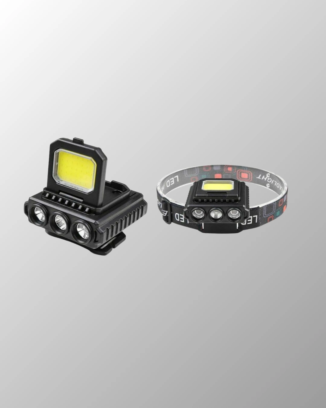 800 Lumen Led Kafa Lambası Cob Ve Xpe Led Type C Şarjlı Ayarlanabilir ( Lisinya )