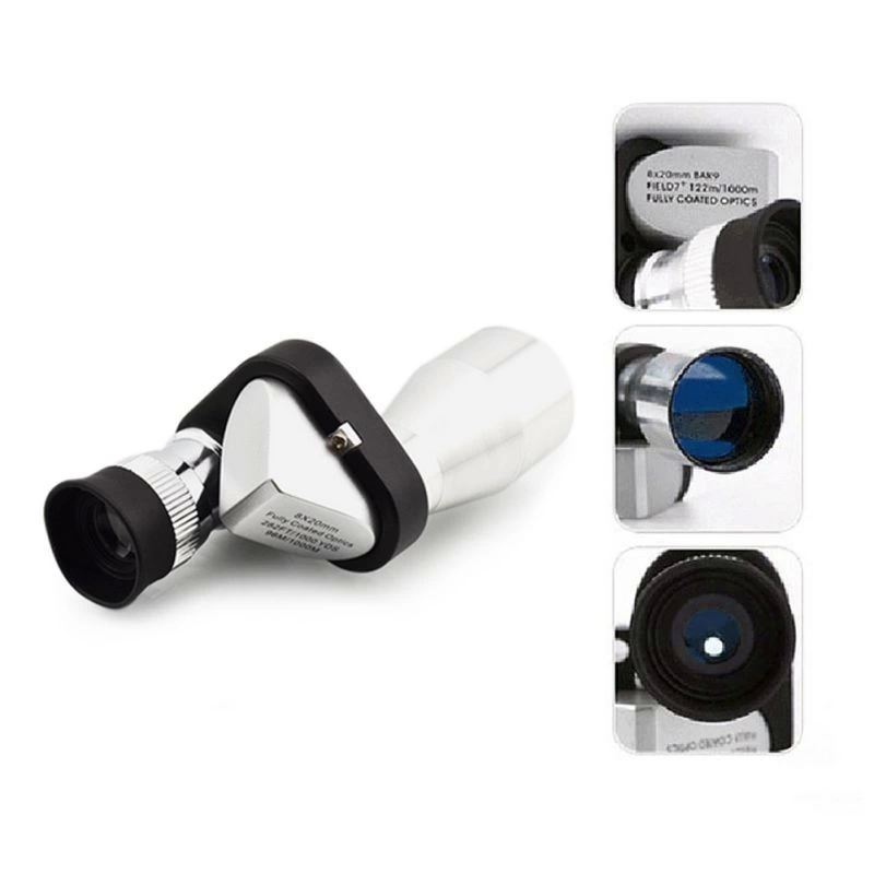 8x20 Tekli Dürbün Monoküler Mini Dürbün Kırmızı Camlı Avuç Içi Dürbünü ( Lisinya ) 8x20 Tekli Dürbün Monoküler Mini Dürbün Kırmızı Camlı Avuç Içi Dürbünü ( Lisinya )