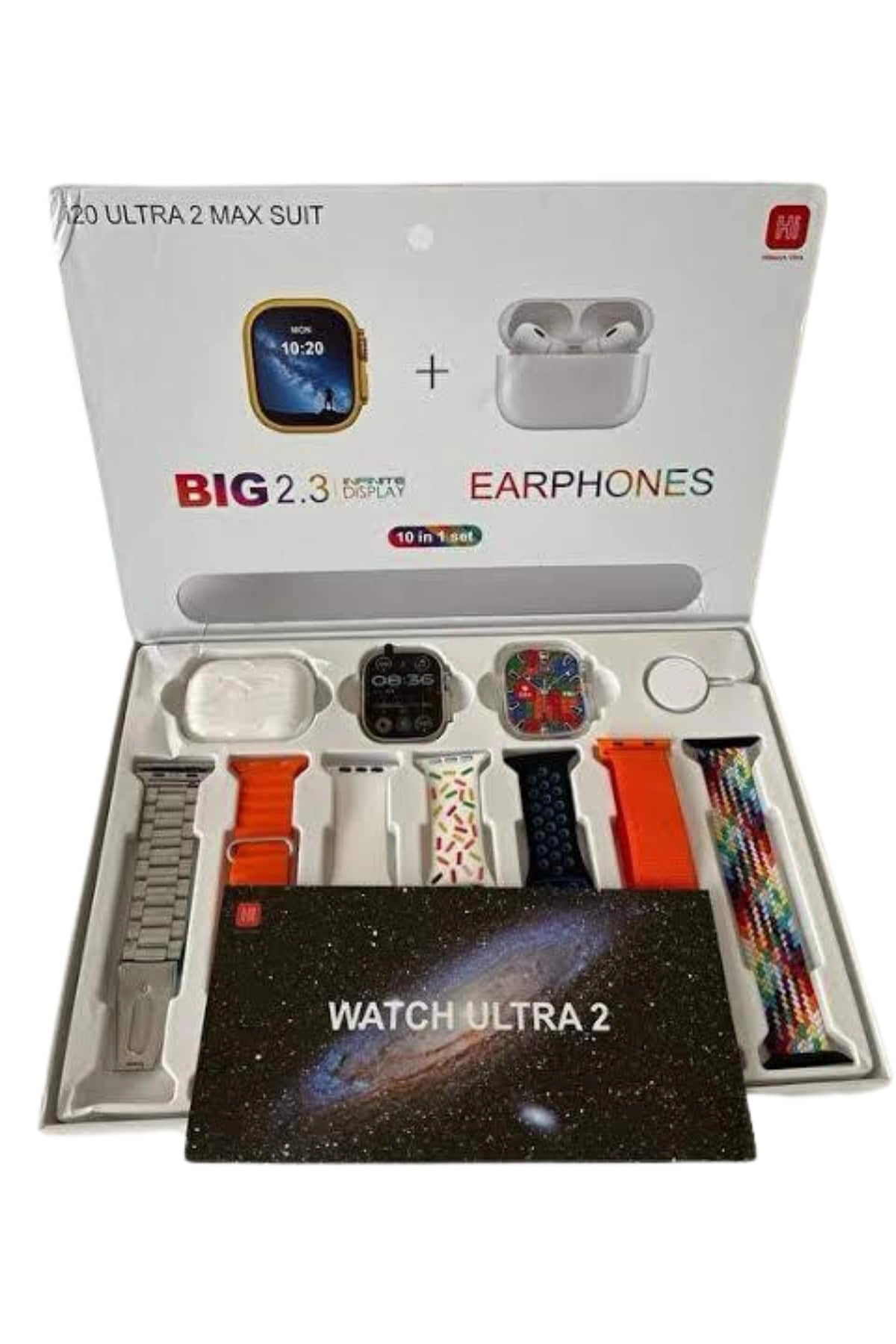 9 Ultra Akıllı Saat 49mm 2inç Ekran 7 Kordonlu Ve Bluetooth Kulaklık ( Lisinya )