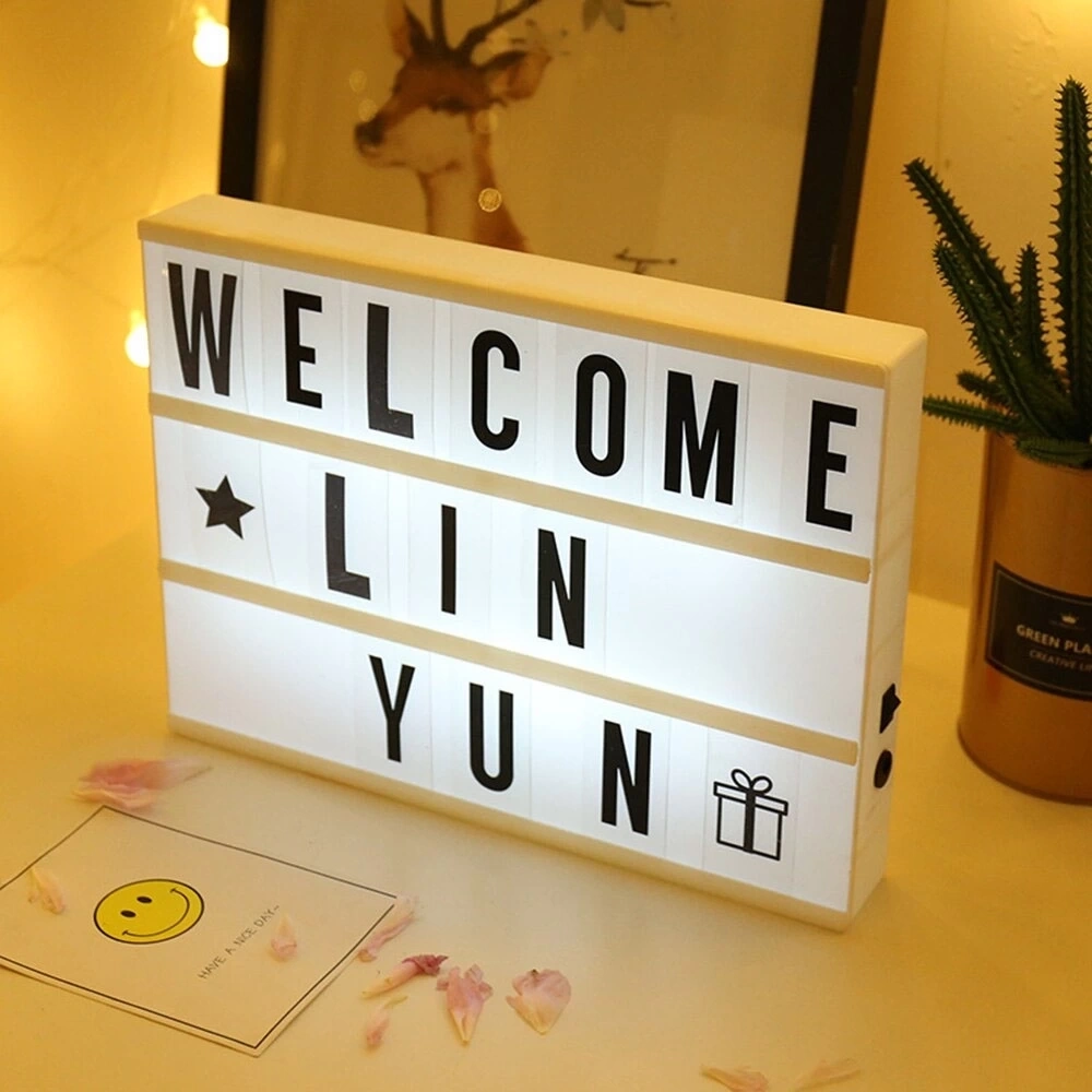 A5 Led Işıklı Yazı Panosu Lightbox ( Lisinya ) A5 Led Işıklı Yazı Panosu Lightbox ( Lisinya )