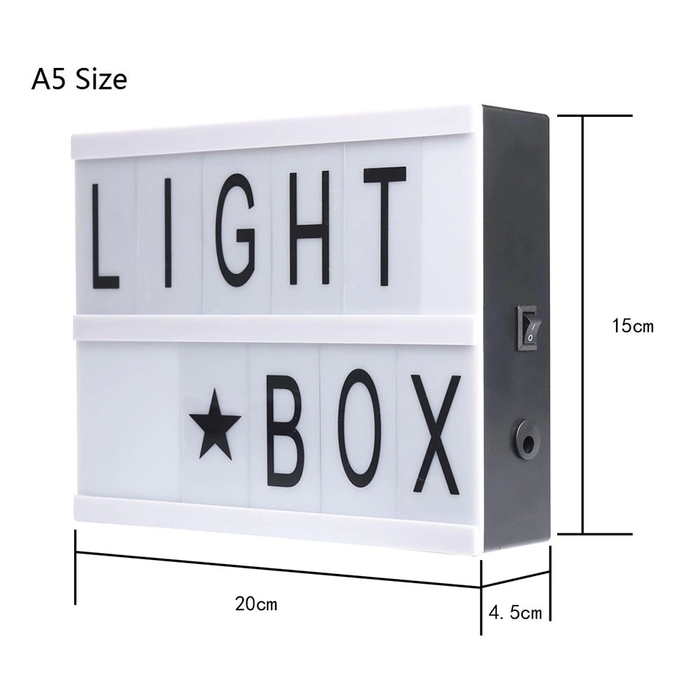 A5 Led Işıklı Yazı Panosu Lightbox ( Lisinya ) A5 Led Işıklı Yazı Panosu Lightbox ( Lisinya )