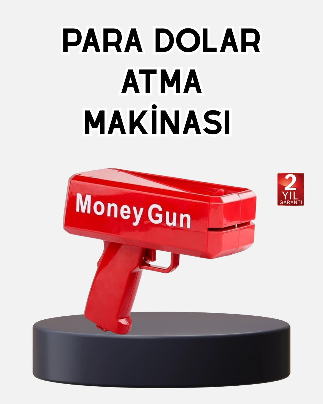 Abs Malzemeli Para Saçma Tabancası Etkinlik Ve Parti Kullanımına Uygun ( Lisinya )