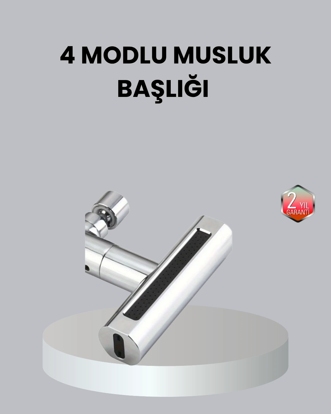 Abs Pirinç Alaşımlı Musluk Başlığı 4 Modlu 360° Dönebilen Ve Ekonomik ( Lisinya )
