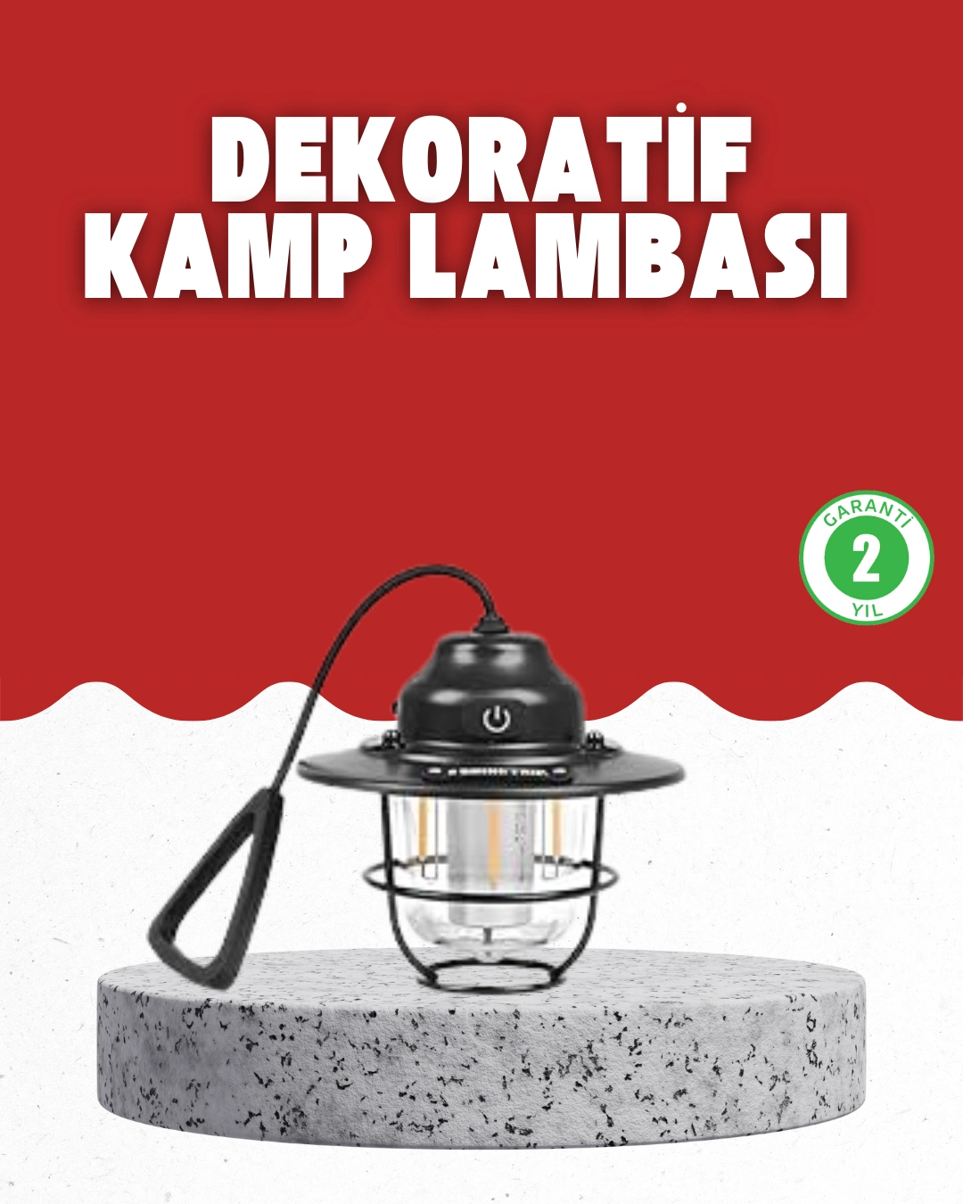 Açık Hava Etkinlikleri İçin Çam Kozalağı Gece Işığı ( Lisinya )