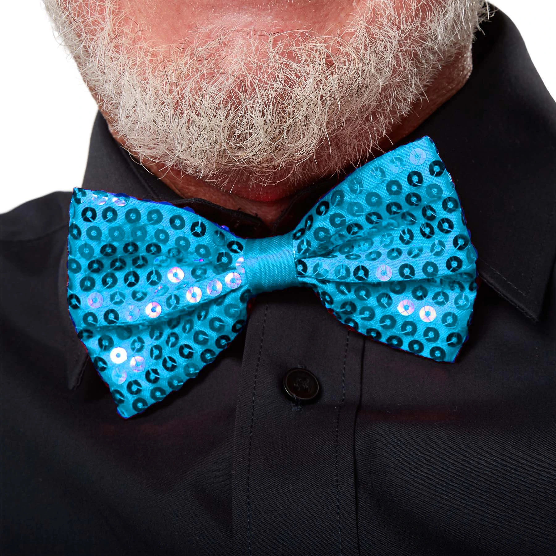 Açık Mavi Turkuaz Payetli Pullu Papyon ( Lisinya ) Açık Mavi Turkuaz Payetli Pullu Papyon ( Lisinya )