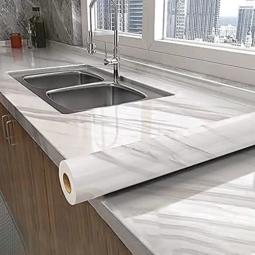 Açık Mermer Desenli Yapışkanlı Kaplama Kağıdı Büyük Boy 5 Metre ( Lisinya ) Açık Mermer Desenli Yapışkanlı Kaplama Kağıdı Büyük Boy 5 Metre ( Lisinya )