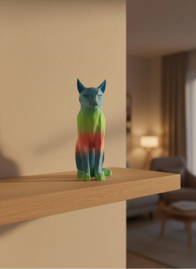 Açık Rainbow Kedi ( Lisinya )