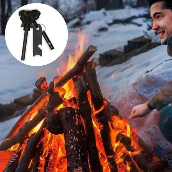 Acil Durum Magnezyum Çakmaktaşı Hayatta Kalma Kiti ( Lisinya ) Acil Durum Magnezyum Çakmaktaşı Hayatta Kalma Kiti ( Lisinya )