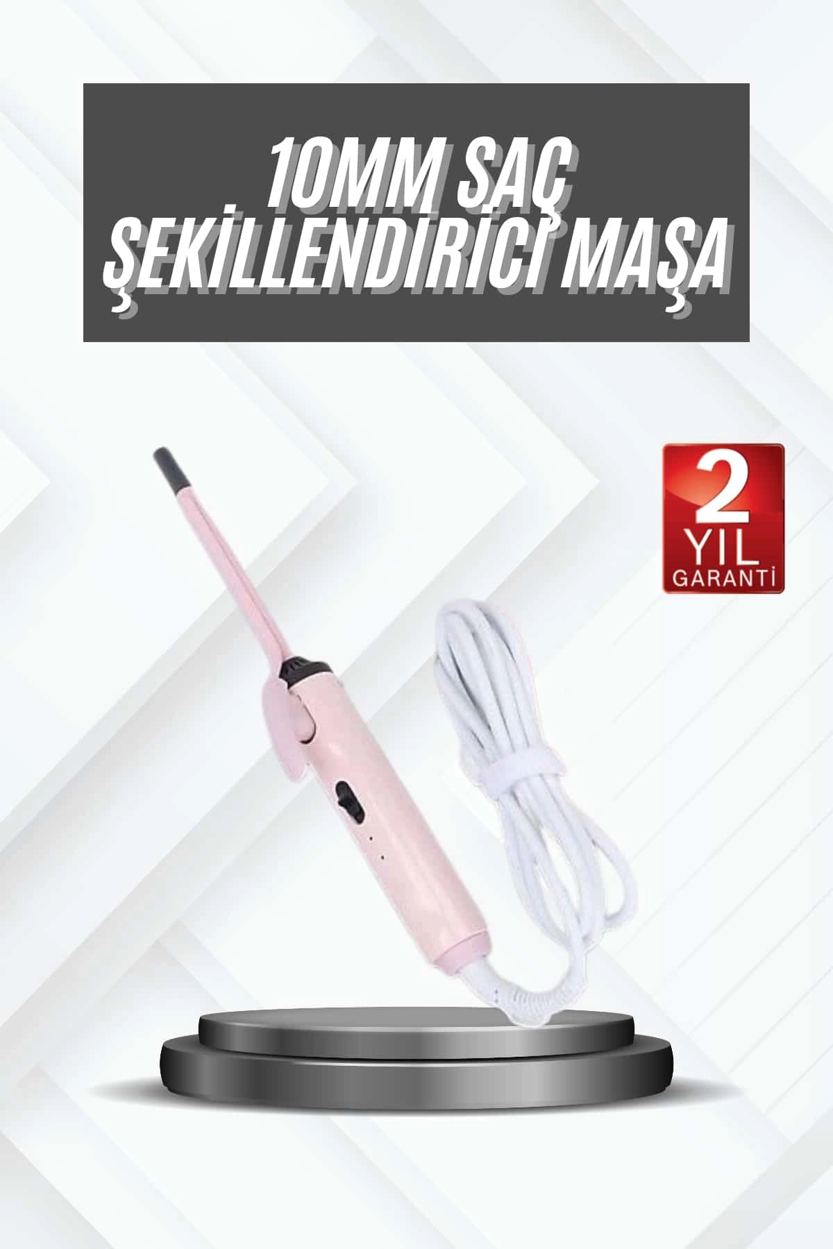 Afro Dalga Kıvırcık İnce Saç Maşası 10mm Saç Şekillendirici ( Lisinya )