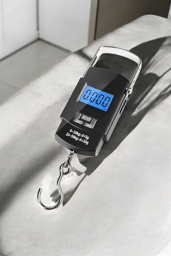 Ağırlık Ölçer 50 Kg El Terazisi El Kantarı Pilli Led Ekran ( Lisinya )