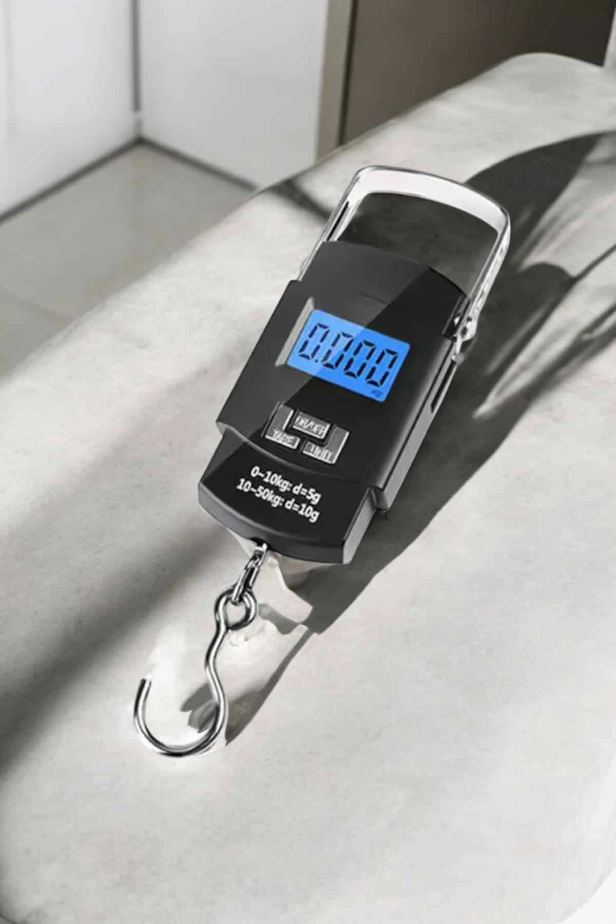 Ağırlık Ölçer 50 Kg El Terazisi El Kantarı Pilli Led Ekran ( Lisinya )