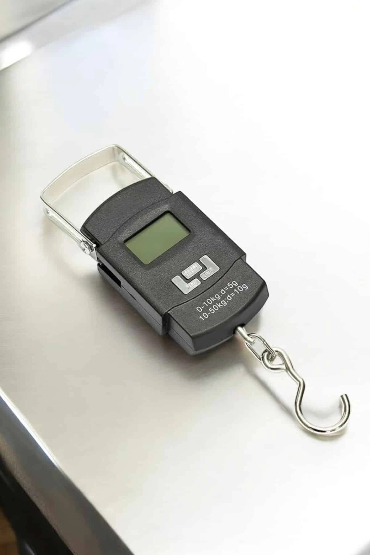 Ağırlık Ölçer 50 Kg El Terazisi El Kantarı Pilli Led Ekran ( Lisinya )