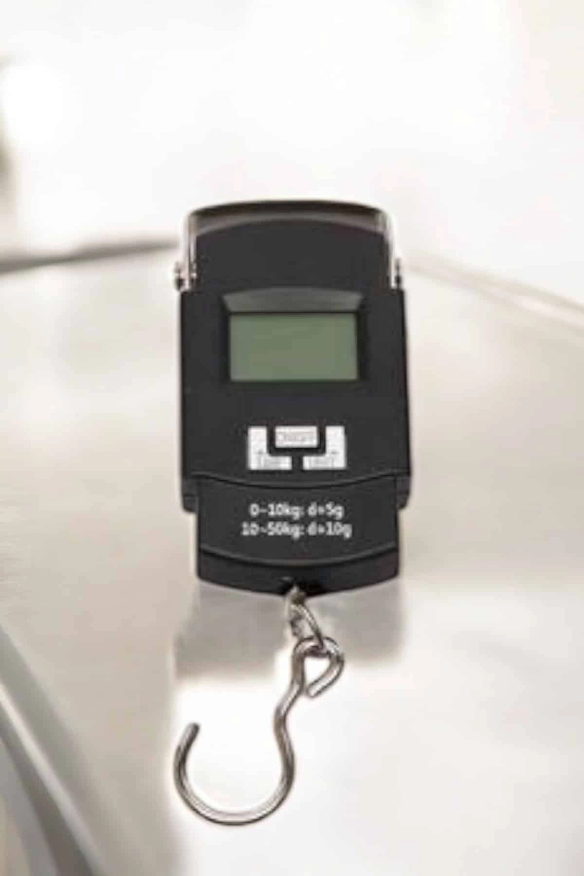 Ağırlık Ölçer 50 Kg El Terazisi El Kantarı Pilli Led Ekran ( Lisinya )