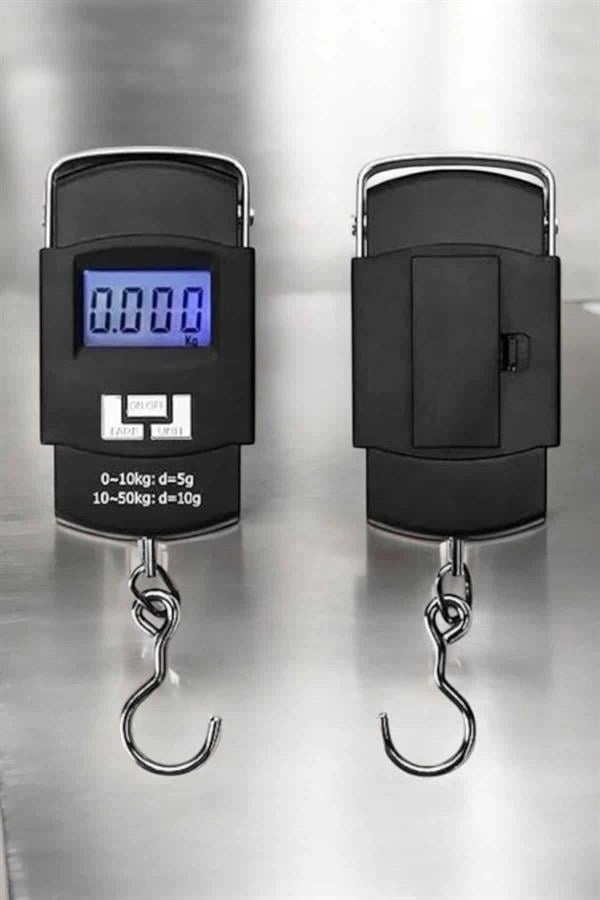 Ağırlık Ölçer 50 Kg El Terazisi El Kantarı Pilli Led Ekran ( Lisinya )