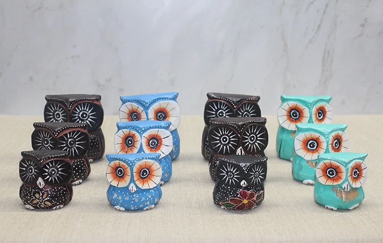 Ahşap 3'lü Baykuş Seti Model 5 ( Lisinya ) Ahşap 3'lü Baykuş Seti Model 5 ( Lisinya )