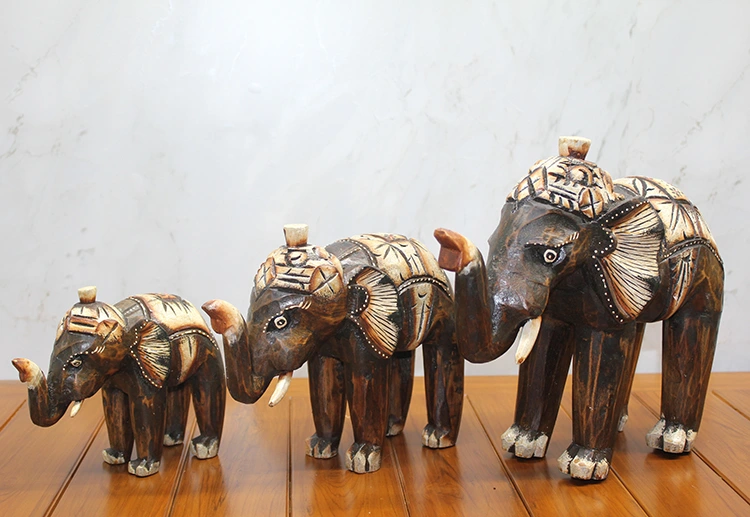 Ahşap 3'lü Fil Seti ( Lisinya ) Ahşap 3'lü Fil Seti ( Lisinya )