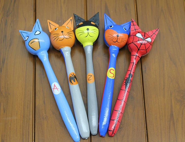 Ahşap 5'li Marakas Seti Model 1 ( Lisinya ) Ahşap 5'li Marakas Seti Model 1 ( Lisinya )