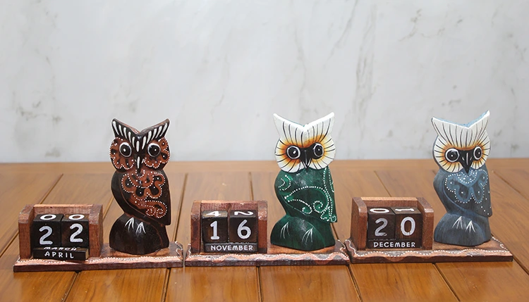 Ahşap Baykuş Takvim Büyük Boy ( Lisinya ) Ahşap Baykuş Takvim Büyük Boy ( Lisinya )