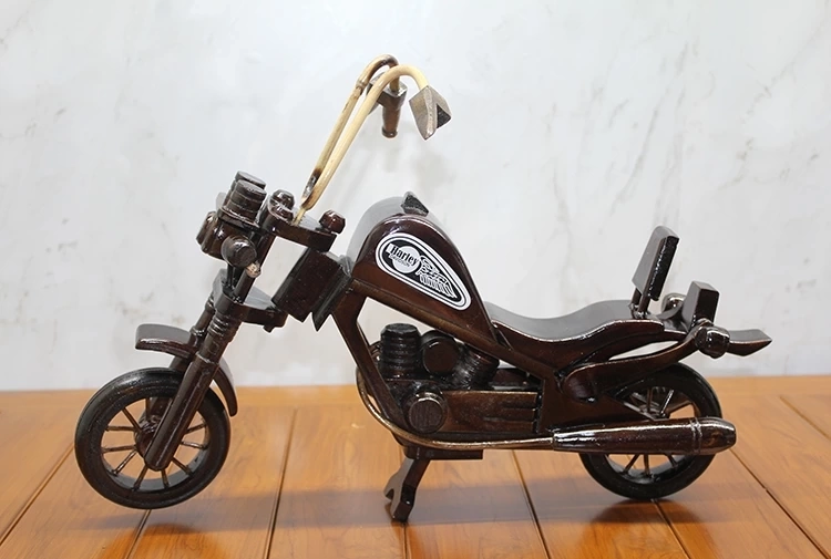 Ahşap Harley Motor Büyük Boy Rizky Xl ( Lisinya )
