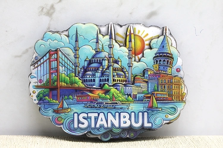 Ahşap İstanbul Temalı Magnet Alk4361 ( Lisinya )