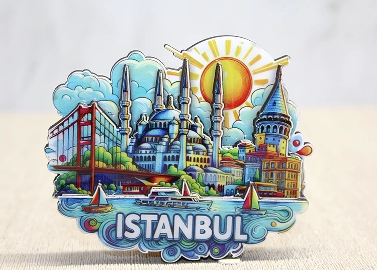 Ahşap İstanbul Temalı Magnet Alk4600 ( Lisinya )
