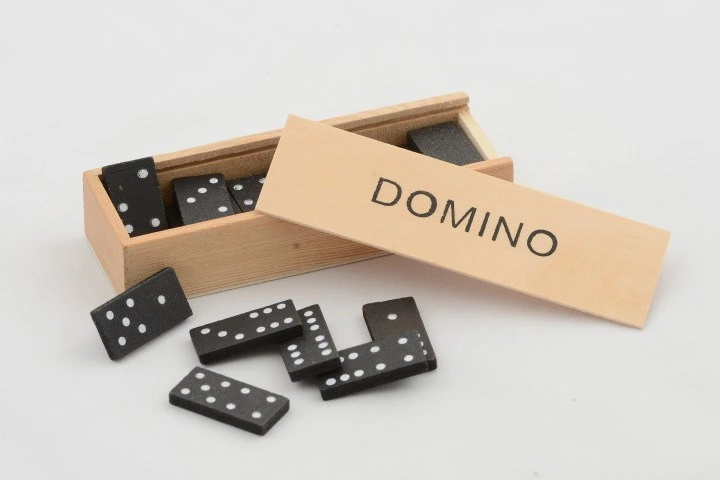 Ahşap Kutulu Domino Oyunu Model 2 ( Lisinya )