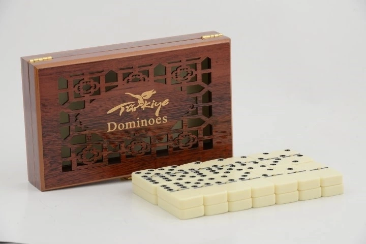 Ahşap Kutulu Melamin Domino Alk2268 ( Lisinya )
