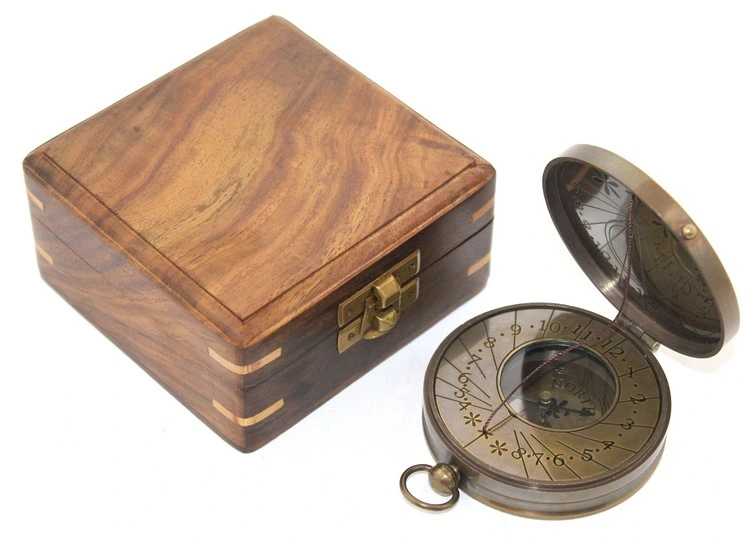 Ahşap Kutulu Pusula Model 8 ( Lisinya )