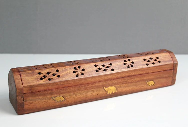 Ahşap Maun Tabut Tütsülük Model 1 ( Lisinya )