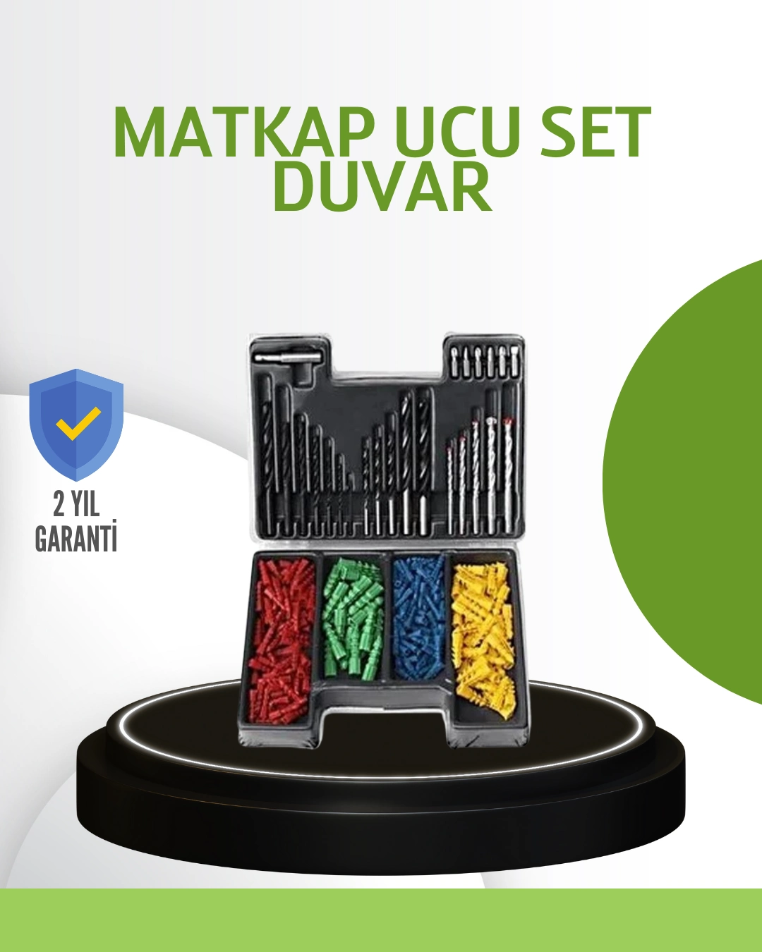 Ahşap Metal Beton Delme Uç Seti Organizerli Karbon Çelik Matkap Ucu ( Lisinya )
